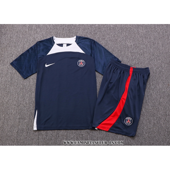 Chandal del Paris Saint-Germain 22-23 Manga Corta Azul - Pantalon Corto